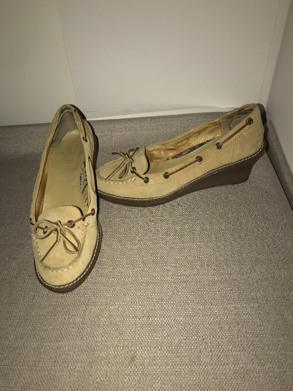 Sperry Top-Sider Wedge Boat Shoes sz 9